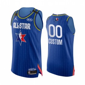 Dres NBA 2020 All-Star Prilagođeni Jordan Brand Kobe Forever Plava Swingman